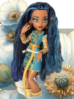 Cleo De Nile 2022 Fashion Doll with Blue Hair